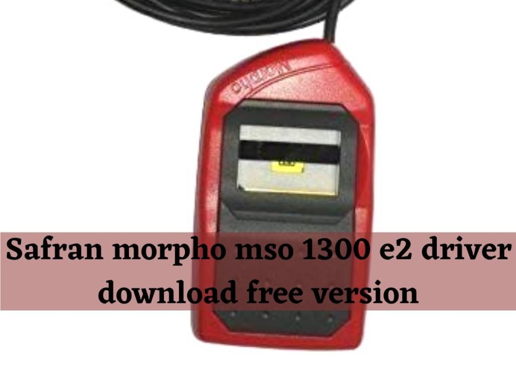 safran morpho mso 1300 e2 driver
