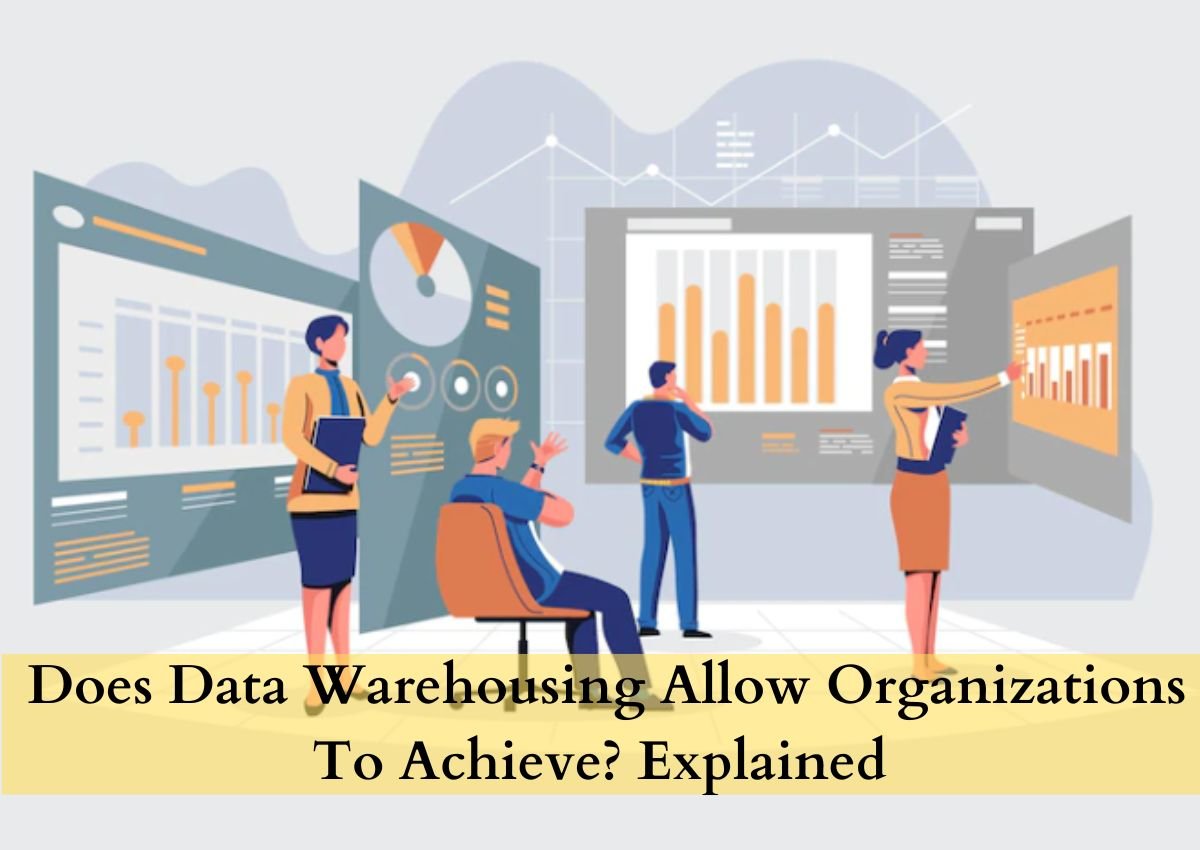 What does data warehousing allow organizations to achieve